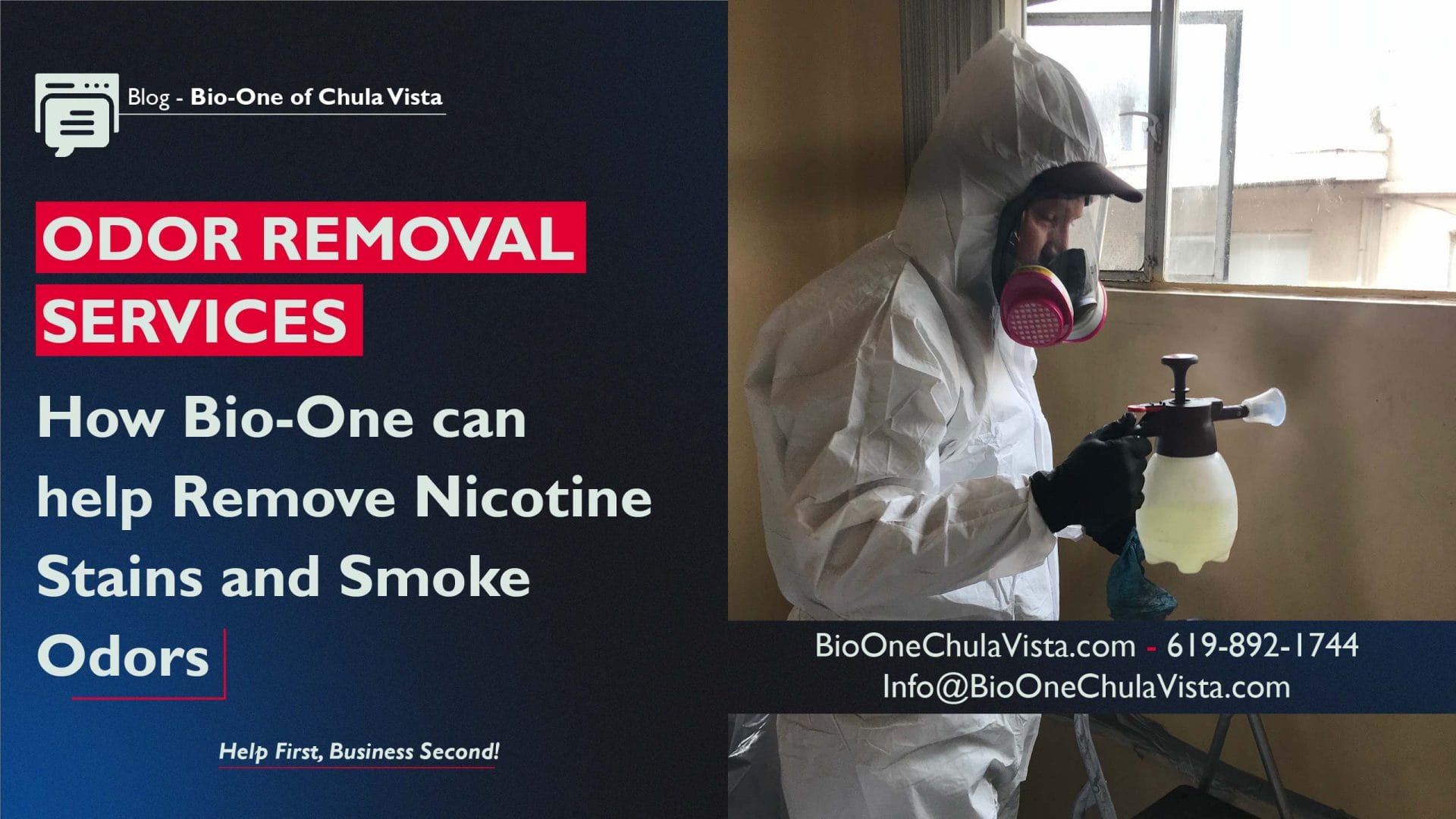 How Bio-One can help Remove Nicotine Stains and Smoke Odors