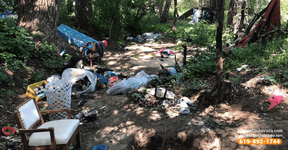 Bio-One can safely remediate and clean out homeless encampments.