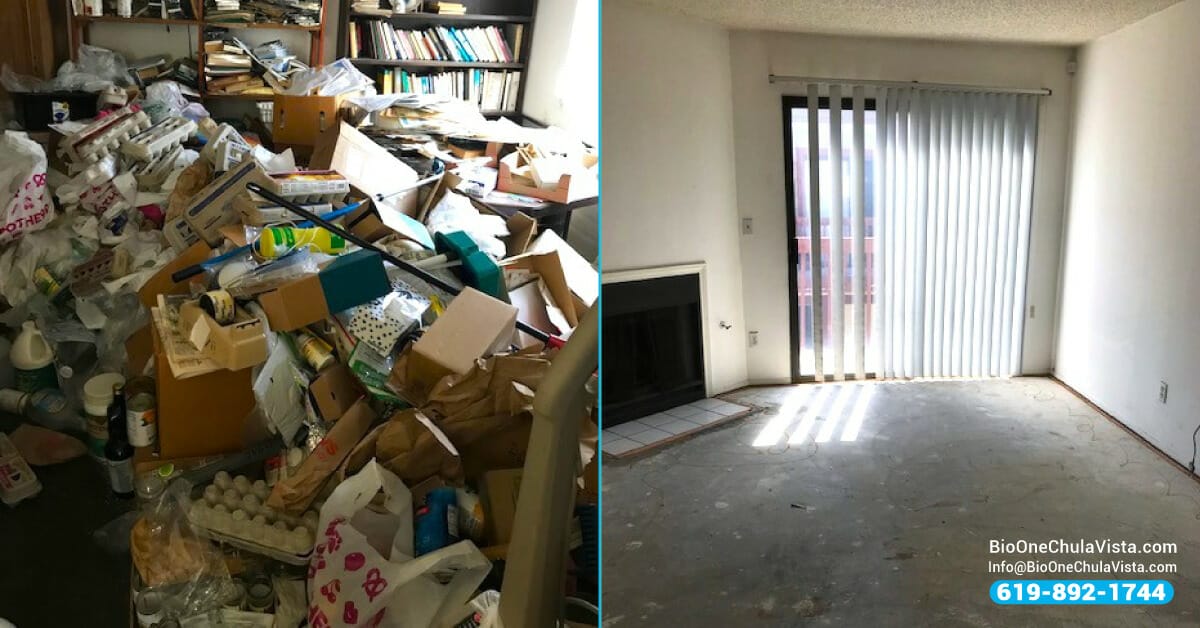 Our hoarder cleanup technicians can restore your home and help get your life back on track.