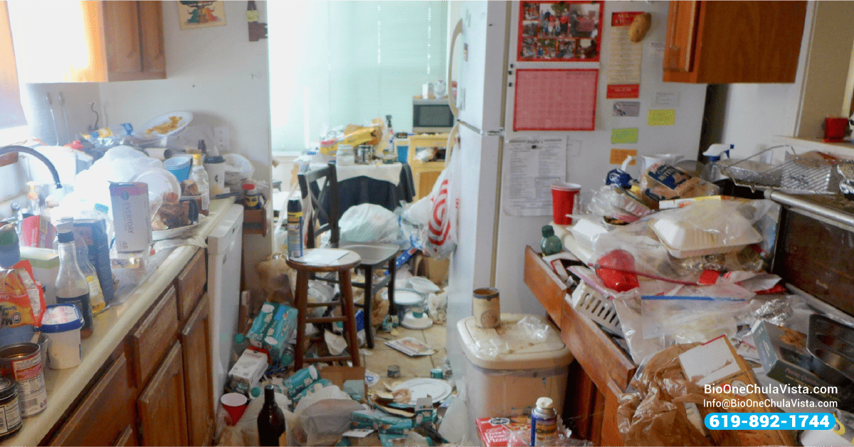 Cluttered and hoarded home - Bio-One of Chula Vista.
