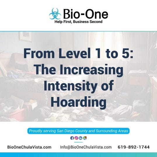 From Level 1 to 5: The Increasing Intensity of Hoarding - Bio-One of Chula Vista